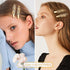 No Bend Hair Clips, 5PCS 7PCS 9PCS Bridesmaid Proposal Gifts, Gold Glitter Hair Clips for Wedding