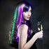 LED Flashing Fiber Optic Hair Accessories, Multicolor Changing Barrettes for Party, Dancing, 10 Pieces