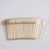 Mart Wooden Disposable Spoons, 100pcs, 6in Biodegradable Compostable Dessert Spoons for Parties