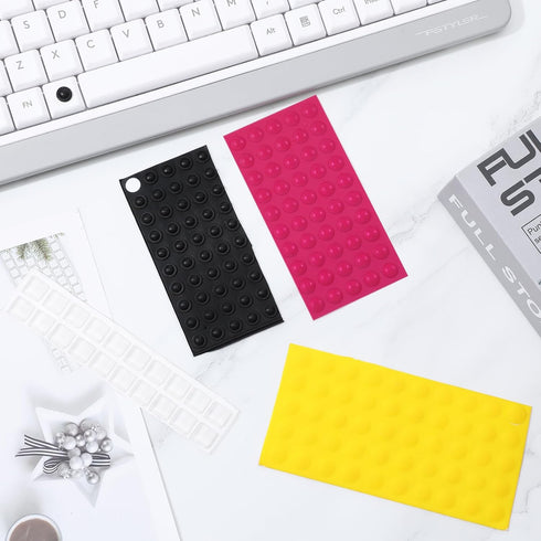 Tucnoeu Impaired,160pcs Pack (4 Bump Dots for Visually Combo Colors) Braille Stickers for Visually Impaired Low Vision