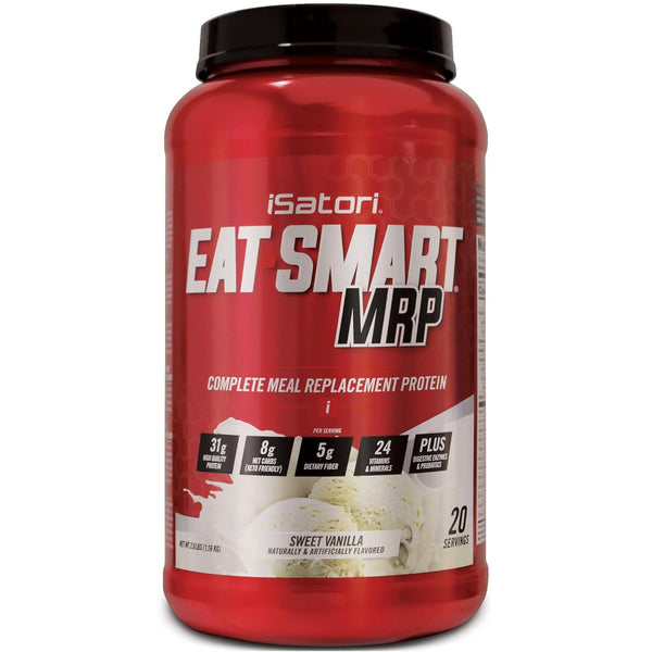 iSatori Eat Smart MRP, High Protein Meal Replacement Shake, Vanilla Flavor, 20 Servings