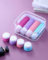 Travel Bottles for Toiletries, 8 Pack TSA Approved 3 oz Containers with Clear Bag, Leak Proof