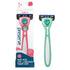 Preserve Shave 5 Blade Refillable Razor Made from Recycled Materials in Neptune Green