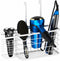 Hair Tool Organizer Wall Mounted, 3 in 1 Dryer Holder for Flat Iron, Curling Straightener, Styling Tools Storage Basket