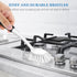 SetSail Dish Brush with Handle, 2 Pack Stiff Bristles Scrubber for Cleaning Dishes, Pots, Pans