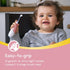 Papablic BabyHandy Sonic Electric Toothbrush for Babies and Toddlers Ages 0-3 Years, Pink