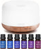 ASAKUKI Diffuser Oil Blends Set for Diffusers, Humidifiers, Candle Making, Aromatherapy-Breathe, Uplift,