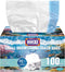 HHXI 100Ct 4 Gallon Small Trash Bags, Blue Ocean Garbage Bags, Scented Trash