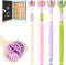 Mluyeri 4-Pack Medium Toothbrush Set, Bulk Toothbrushes for Kids & Adults with Special