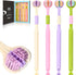 Mluyeri 4-Pack Medium Toothbrush Set, Bulk Toothbrushes for Kids & Adults with Special
