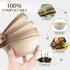 150 Pack 12 oz Paper Bowls, Disposable Compostable Soup Bowls, Natural Sugarcane Biodegradable for Ice Cream, Desserts