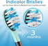 Aoremon Replacement Brush Heads for ExpertClean, ProtectiveClean 4100 5100 6100, 6 Pack, Black