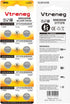Vtreneg 10 Pack SR626SW 377 376 LR626 377A 626 AG4 1.55V Watch Battery Silver Oxide Button Cell Batteries