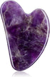 rosenice Gua Sha Facial Tools - Natural Scraping Massage Tool for Skincare Routine, Purple