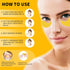 Under Eye Patches for Puffy Eyes, 70PCS 24K Gold Eye Mask for Dark Circles and Puffiness Treatment