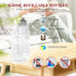 Spray Mop for Floor Cleaning, Wet Dry Microfiber Mop with 4 Washable Pads and 650 ml Refillable Bottle