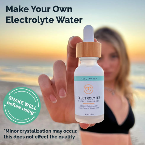 MAYU Electrolyte Water Drops - Fast Absorption Mineral Drops for Drinking Water, 30 ml