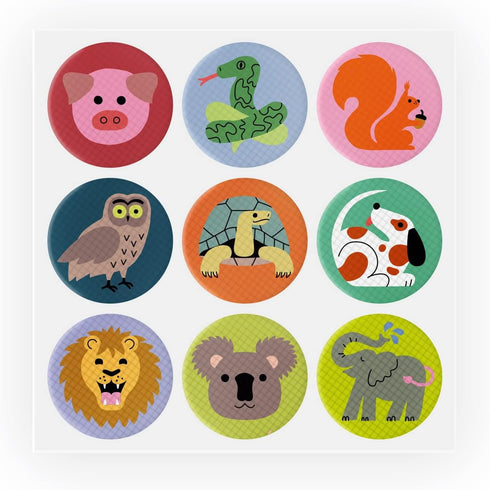 Cliganic Mosquito Repellent Stickers, 180 Pack Animal Patches for Kids, Natural DEET-Free