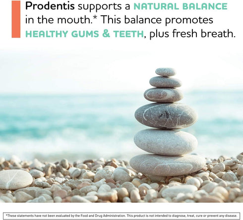 BioGaia Prodentis - Dental Probiotics for Teeth and Gums, 30 Apple-Flavored Lozenges for Oral Health