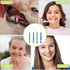 4 Pcs Tuft Toothbrush Set, Tufted Brush, Interspace Toothbrushes for Detail Cleaning (2 Blue + 2 Green)