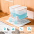 Mozabol Set, 100oz (3L) Stand2 Laundry Detergent Dispenser Easy-Pour Leak-Proof Bottles with Spout Plug Caps,Measuring