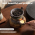 NeoNava Cedar Aromatherapy Burner & Ceramic Oil Warmer for Home & Office (Heat-Resistant Double-Handled Baking Tray +
