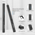 Lighter Electric Candle Lighter - Long Rechargeable USB Arc Windproof Flameless Lighter for Camping, BBQ, Gifts