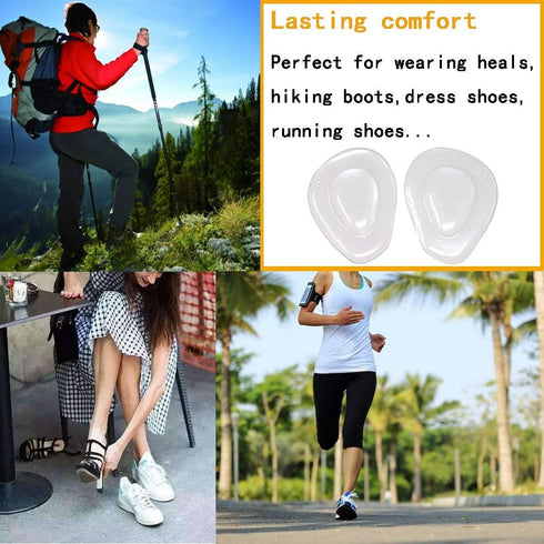 Ball of Foot Cushions, 10 Pack Metatarsal Pads for Pain Relief, Insoles for Women & Men