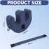 MABOZOO Patient Turning Device with Handle Hole, U-Shaped Velvet Turning Pillow Bedridden Nursing Pillow, Helping The