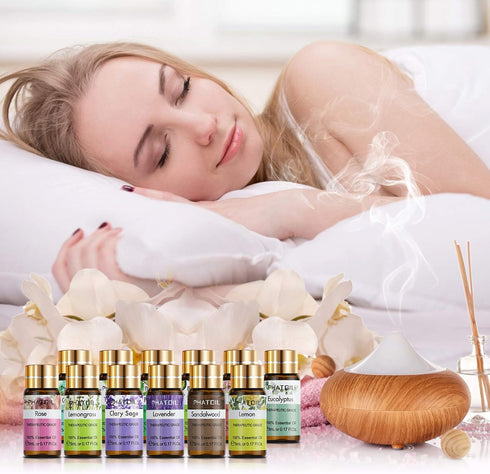 15PCS Essential Oils Gift Set - Premium Quality Essential Oils for Aromatherapy Diffuser, Yoga, Soap Candle Making - 5ml