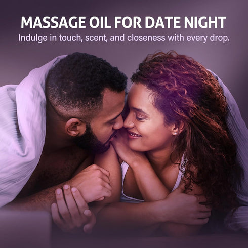 Lavender Sensual Massage Oil for CouplesRelaxing Body Massage Oil for Date Night,Smooth Glide,Deep Hydration