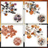 Kalolary 8 Boxes Halloween Nail Art Sequins, 3D Nail Art Decals Stickers for Pumpkin Witch Bat Manicure DIY Decoration
