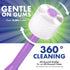 Brilliant Oral Care Child Toothbrush with Soft Bristles, Round Head for Ages 2-5 Years, Easy to Use, Lilac, 1 Pack