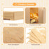MOPKIUTR 180 Pack 14" 8.3" 3.5"Sourdough Packaging (180) 180 Pack Large Kraft Paper Bread Loaf Bag with Tin Tie Tab