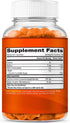 Turmeric Gummies for Adults and Kids | Max Strength Turmeric and Ginger Supplement | Vegan Organic Natural Turmeric Curcumin Gummies for Overall Health | Best Turmeric Supplement with Ginger
