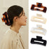 laxizar 8 Pack Claw Clip Hair Clips, 4.3 Inch Rectangular Hair Clips for Women and Girls