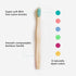TreeBird Kids Bamboo Toothbrush 6-Pack | Eco-Friendly Dental Care with Super Soft Bristles and Compostable Handles