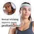 TERSE Thin Cloth Hair Bands for Women, Soft Stretchy Solid Headbands