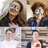 Honbay Soft Sleep Eye Mask with Adjustable Head Strap, 3D Funny Eyeshade for Travel, Game, Party, Rest, Sleeping (Woman)
