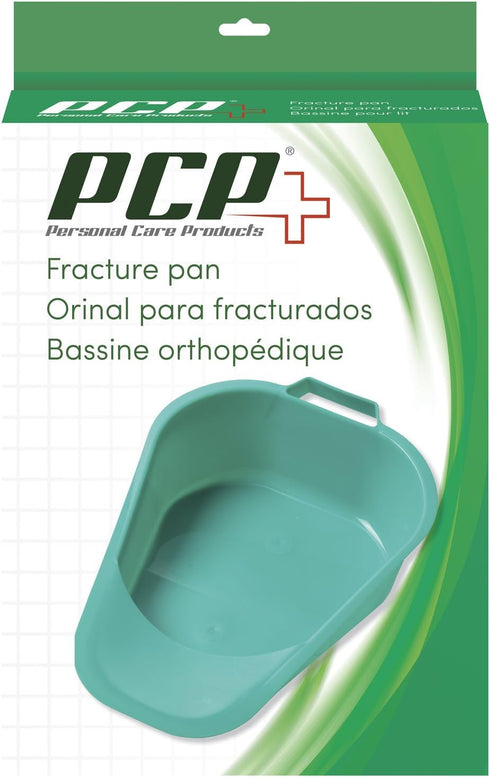 PCP Hip Fracture Bed Pan, Teal Color