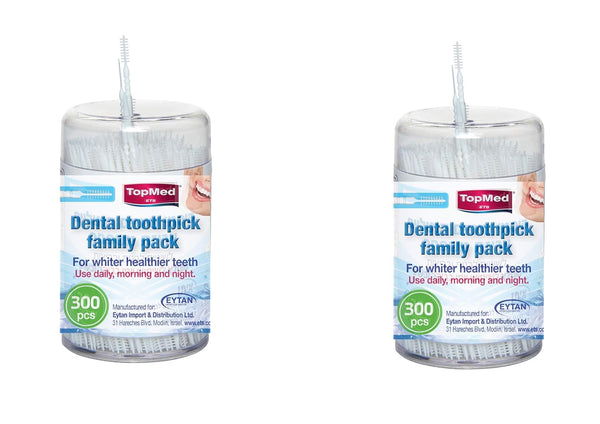 Brush Picks Toothpicks, Hygiene Sticks, 600 Count