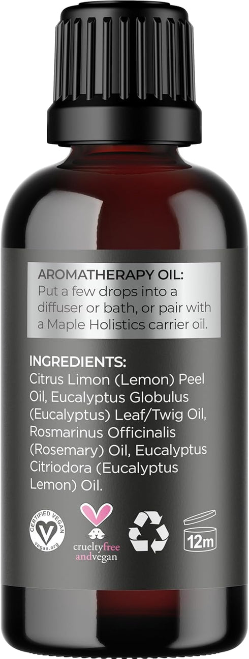 Defend Cleaning Essential Oil Blend, Pure Undiluted Natural Oils for Home Cleansing, Aromatherapy Essential Oil