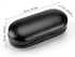 2 in 1 Contact Lens Case and Glasses Case,Double Sided Dual Use Design with Mirror, Tweezer and Contact Lens Solution Bottle,Portable Soak Storage Kit for Travel,Office(Black)