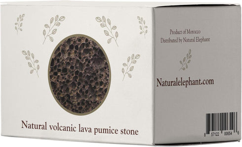 Natural Elephant Natural Volcanic Lava Pumice Stone Callus and Foot Scrub Rock Pack (Single Pumice Stone)