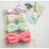 Spa Headband - Bow Makeup Headband Soft Coral Fleece for Women Girls, Cute Elastic Hair Band, Pack of 10