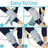 Vive Compression Knee Ice Wrap - Reusable Brace with Air Pump for Hot/Cold Therapy, Adjustable Pack for Sports Injuries