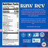 Raw Rev Vegan High-Protein Bars, Double Chocolate Brownie Batter, 10g Plant Protein, 12 Count, 1.6 Oz