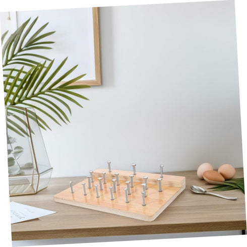 Wooden Finger Rehabilitation Board for Hand Dexterity - Ideal Therapy Tool