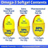 Icelandic Fourmula Quadruple Strength Omega-3 Fish Oil 3000mg High DHA & EPA, 90 Softgels