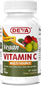 DEVA Vegan Vitamins, 90 Tablets - Vegan Food Based Premium Vitamin C, Multisource, Non-GMO
